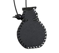 LIbgiubhy Elegante collana con ciondolo a forma di gatto a forma di cuore, in pelle sintetica, portatile, per chi ama i design distintivi per l'uso quotidiano