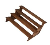 LIbgiubhy Esclusivo supporto in legno con quattro ripiani, elegante supporto in legno a quattro strati per occasioni speciali