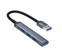 LIbgiubhy Espansore porta USB 2.0 Hub 4 porte USB A Splitter Dongle USB Per Tastiera Espansore USB Hub USB Splitter porta