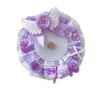 LIbgiubhy Espositore per spilla in pizzo personalizzato con bottone in pizzo con accento caramella per evento