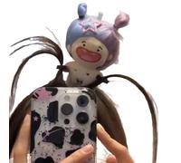 LIbgiubhy Fascia per capelli divertente per adulti con cartoni animati per bambini frangia clip per capelli per palcoscenico Halloween festa costume fascia