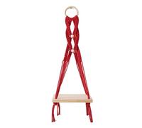 LIbgiubhy Indoor Outdoor Hanging Basket Corda Rack Risparmio di Spazio Corda di Cotone Mensola Portatile Display Titolare Per Scopi Decorativi