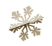 LIbgiubhy Libreria galleggiante in legno a forma di fiocco di neve, decorazione da parete