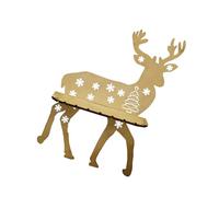 LIbgiubhy Mensola da parete in legno di Natale con forma di renna, organizer per piante, espositore per piante, decorazione per feste