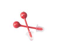 LIbgiubhy Orecchini rotondi multiuso in bioplast, flessibili, per piercing all'orecchio, al naso, in robusto materiale bioceramico