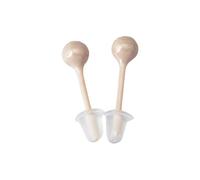 LIbgiubhy Orecchini rotondi multiuso in bioplast, flessibili, per piercing all'orecchio, al naso, in robusto materiale bioceramico