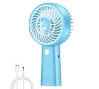 LIbgiubhy Piccolo ventilatore tascabile portatile ultra silenzioso Ventilatore portatile per studenti Ventilatore da tavolo ricaricabile USB per viaggi Ufficio Ventilatore portatile da esterno