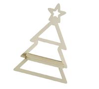 LIbgiubhy Scaffale decorativo in legno intagliato a forma di albero di Natale mensole galleggianti da parete per scaffale di stoccaggio dell'esposizione del partito di festa