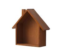 LIbgiubhy Scaffale di esposizione delle case di legno robusto nostalgico con l'ampio accessorio della casa di stoccaggio per i collezionabili e più organizzazione