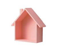 LIbgiubhy Scaffale di esposizione delle case di legno robusto nostalgico con l'ampio accessorio della casa di stoccaggio per i collezionabili e più organizzazione