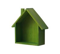 LIbgiubhy Scaffale di esposizione delle case di legno robusto nostalgico con l'ampio accessorio della casa di stoccaggio per i collezionabili e più organizzazione