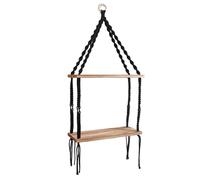 LIbgiubhy Scaffale di immagazzinaggio fissato al muro della corda del cotone fatto a mano scaffale di stoccaggio alla moda mensola galleggiante tessuto a mano