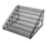 LIbgiubhy Supporto acrilico spazioso di stoccaggio dello scaffale di stoccaggio acrilico di più strati con lo scaffale elegante di organizzazione di strati multipli