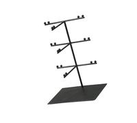 LIbgiubhy Supporto per occhiali da vista con struttura in metallo, elegante espositore per occhiali da sole e da banco