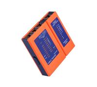 LIbgiubhy Tester per cavi di rete duratura, tester per cavi di rete per RJ11 RJ12 RJ45 con test completo di mappatura dei cavi