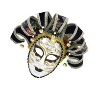 LIbgiubhy Veneziani Commedia Masquerade Giullari Cosplay Party Squisite Decorazioni da parete per Halloween