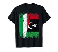 LIBIA ITALIA Bandiera Amicizia ITALIANA LIBICA Maglietta