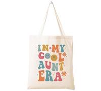 LIBIHUA In My Cool Aunt Era-Best Aunt Ever-Aunt Regali da nipote, regalo di compleanno per zia, nuova zia, zia, annuncio di zia, promosso a zia borsa a tracolla borsa shopping bag tote bag
