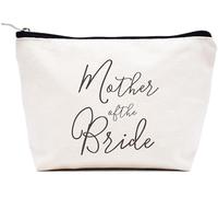 LIBIHUA Regalo di fidanzamento, regalo di nozze per donne, regalo per addio al nubilato per lei, regalo per feste di addio al nubilato, trousse per trucchi da viaggio, Beige, 9.8 ″ W x 7″ H x 2.7″