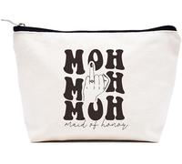 LIBIHUA Regalo di fidanzamento, regalo di nozze per donne, regalo per addio al nubilato per lei, regalo per feste di addio al nubilato, trousse per trucchi da viaggio, Beige, 9.8 ″ W x 7″ H x 2.7″