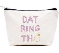 LIBIHUA Regalo di fidanzamento, regalo di nozze per donne, regalo per addio al nubilato per lei, regalo per feste di addio al nubilato, trousse per trucchi da viaggio, Beige, 9.8 ″ W x 7″ H x 2.7″