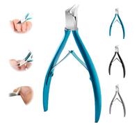 Libiyi Outfany Easyclip Easy Clip,Grishay Easyclip Nail Clippers,Cuticle Nippers,Stainless Steel Pedicure Clippers Toenail Cutters,Precision Toenail Clippers,for Thick or Ingrown Toenails (Blue)