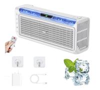 Libiyi Snapchill, Glosrity Airacool Snapchill, Sherum/Solymall/Vianys/Cumulus/Graddi/Ribili/Yifare/Olygee, With 6 Speeds, 2025 New Punch-Free Wall Mounted Cooling Electric Fan (A,Remote Control)