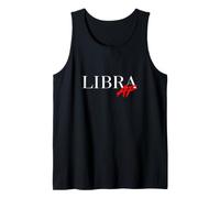 Libra AF Divertente Astrologia Oroscopo Segno Minimalista Canotta