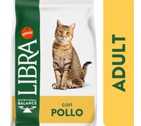 Libra Cat Cibo Secco per Gatti Adult di Pollo e Riso 1,5 Kg