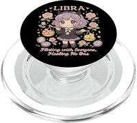 Libra Flirting Healing Nessuno Meme estetico PopSockets PopGrip per MagSafe