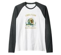 Libra Flow - Cuore in Equilibrio Maglia con Maniche Raglan