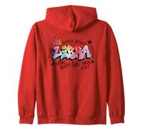 Libra Graffiti Style Crown Opere Felpa con Cappuccio