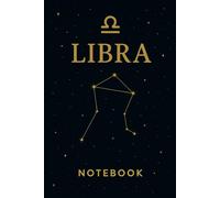 Libra Journal: Zodiac Notebook | Astrology Constellation Cover | 120 Page Lined Notebook: A simple lined notebook featuring the Libra zodiac sign and constellation design.