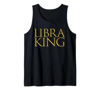 Libra King Top Birthday Gift for October Bday Libra Men Canotta