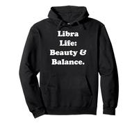 Libra Life: Beauty & Balance Philosophy Felpa con Cappuccio