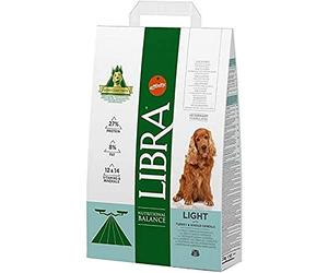 Libra - Mangime per cani adulti, piccoli, medi e grandi tacchini leggeri e cereali integrali
