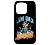 LIBRA QUEEN BALANCING CHAOS AND EYELINER Custodia per iPhone 15 Pro