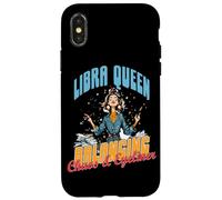 LIBRA QUEEN BALANCING CHAOS AND EYELINER Custodia per iPhone X/XS