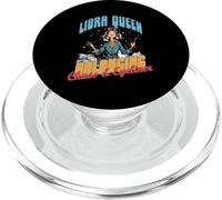 LIBRA QUEEN BALANCING CHAOS AND EYELINER PopSockets PopGrip per MagSafe