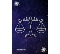 Libra Zodiac Notebook: 120 Lined Pages for Journaling: Perfect Gift for Horoscope Fans