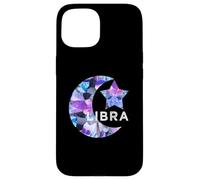 LIBRA ZODIACALE SEGNO COMPLEANNO Settembre Ottobre STELLA SOLE LUNA Custodia per iPhone 15