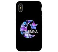 LIBRA ZODIACALE SEGNO COMPLEANNO Settembre Ottobre STELLA SOLE LUNA Custodia per iPhone X/XS