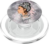 Librarian Motif Libary Books For Bookworm & Teacher Reading PopSockets PopGrip per MagSafe
