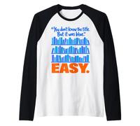 Librarian You Don't Know The Title But It Was Blue Easy Maglia con Maniche Raglan