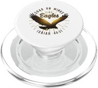 Librarsi In Volo Come Aquile Isaia 40:31 Disegno Dell'aquila PopSockets PopGrip per MagSafe