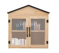 Library Bookbox Outdoor Little Library Book Box doppia scatola di scambio letterario in legno per quartieri, comunità e scuole