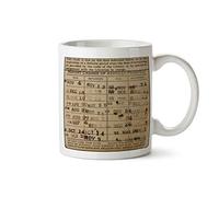 Library Due Date Card For Librarian Book Club Or Bookworm Tazze Da Caffè Con Manico Tazze In Ceramica Tazzine Per Ufficio Tè Bevande 330Ml