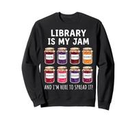 Library Is My Jam And I'm Here To Spread It Bibliofilo Felpa