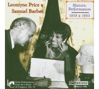Library of Congress 19: Price & Barber by Leontyne Price (2004-10-05)