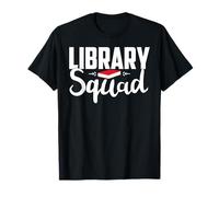 Library Squad Librarian Teacher Student Gifts Ideas Library Maglietta